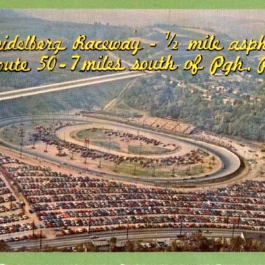 1969 Pgher 200 Heidelberg (PA) Raceway Post Card