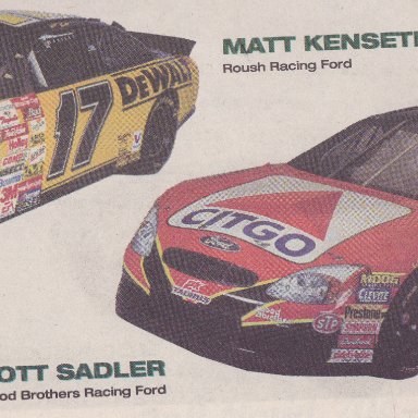 MATT KENESETH & ELLIOTT SADLER