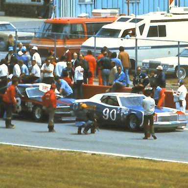 #90 Richard Brooks #8 Ed Negre 1976 Cam 2 Motor Oil 400 @ Michigan