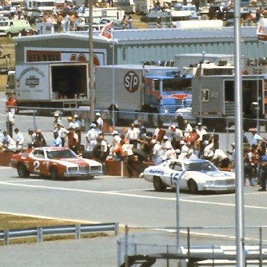 #15 Buddy Baker #2 Bobby Allison 1976 Cam 2 Motor Oil 400 @ Michigan