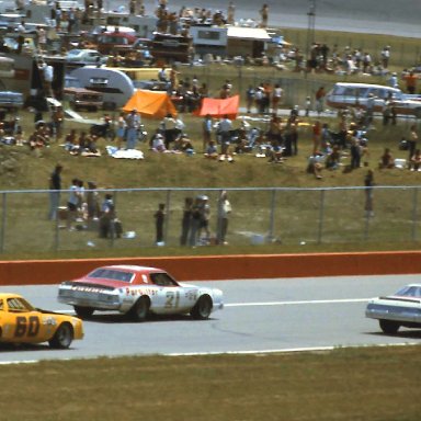 #72 Benny Parsons #21 David Pearson #60 Jackie Rodgers 1976 Cam 2 Motor Oil 400 @ Michigan