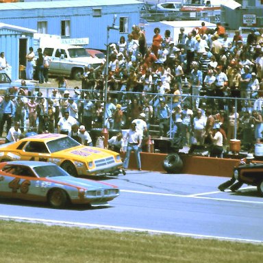 #8 Ed Negre #46 Travis Tiller #47 Bruce Hill 1976 Cam 2 Motor Oil 400 @ Michigan