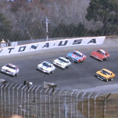 #21 David Pearson #15 Buddy Baker #88 Darrell Waltrip 1976 Daytona 500