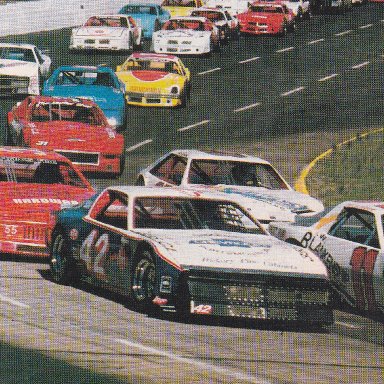 THE START OF THE LATE MODEL RACE