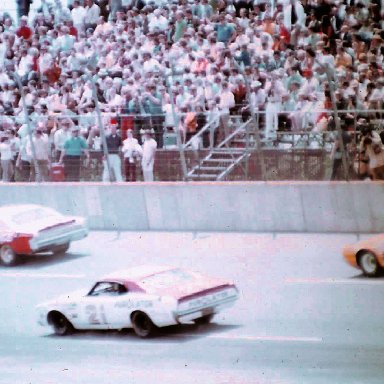 #12 Bobby Allison #21 David Pearson #15 Donnie Allison #18 Joe Frasson #24 Cecil Gordon 1972 Motor State 400 @ Michigan