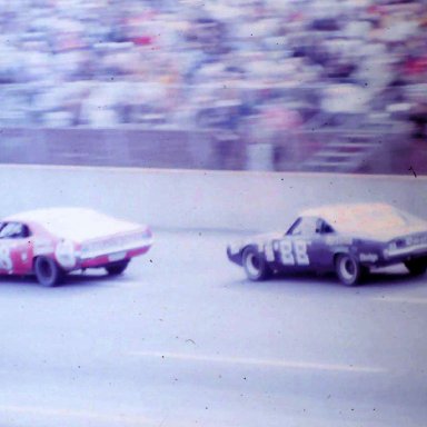 #48 James Hylton #88 Ron Keselowski 1972 Motor State 400 @ Michigan