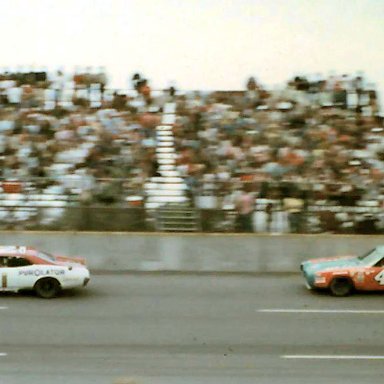 #21 David Pearson #43 Richard Petty 1972 Motor State 400 @ Michigan