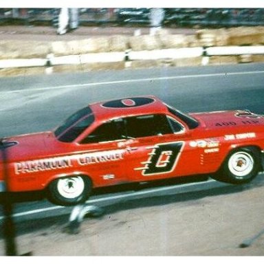 1963 NASCAR Motor Trend 500 - Dave MacDonald in Holman Moody Chevy