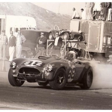 1963 Del Mar - Dave MacDonald in Shelby Cobra