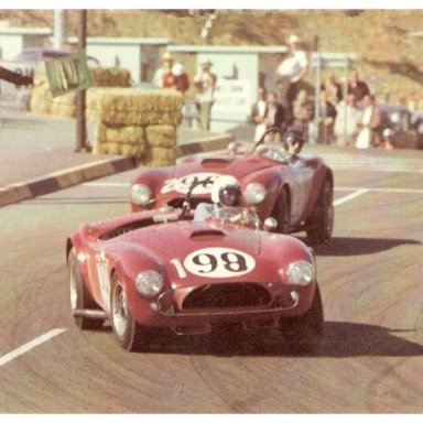 1963 Dodger Stadium - Dave MacDonald in Cobra Roadster