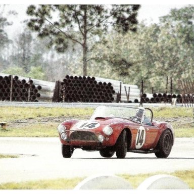 1963 12HRS of Sebring - Dave MacDonald in Shelby Cobra