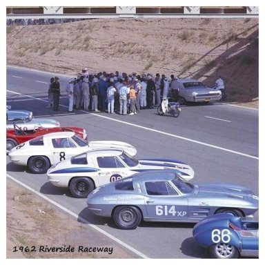 1962 Riverside GP - Dave MacDonald in first Z06 Corvette