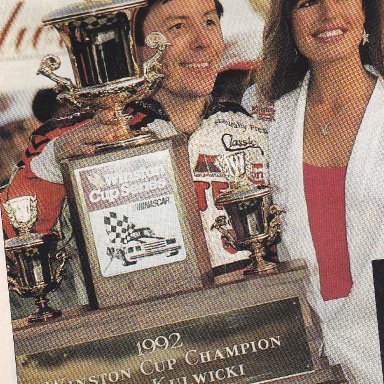 ALAN KULWICKI 1992 WINSTON CUP CHAMPION