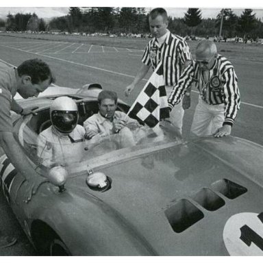 Dave MacDonald & Jim Hall - 1964 USRRC Championships at Kent Wash