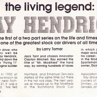 Ray Hendrick-Roy Hendrick Collection-Given to Andy Towler Thanks Roy-To Be put on no other Sites....