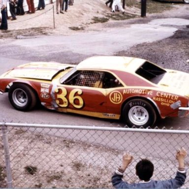 #36 Tony Diano at Sharon (OH) Speedway 1974