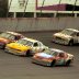 #67 Buddy Arrington #5 Geoff Bodine #25 Ken Schrader #8 Bobby Hillin 1988 Miller High Life 400 @ Michigan