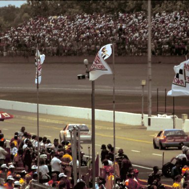 #68 Darrick Cope #67 Buddy Arrington 1988 Miller High Life 400 @ Michigan