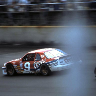 #9 Bill Elliott #3 Dale Earnhardt 1988 Miller High Life 400 @ Michigan