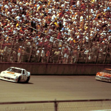 #27 Rusty Wallace #9 Bill Elliott 1988 Miller High Life 400 @ Michigan