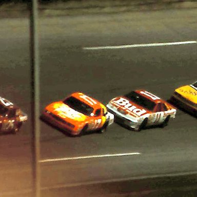 #25 Ken Schrader #17 Darrell Waltrip #11 Terry Labonte #5 Geoff Bodine 1989 Bush Clash