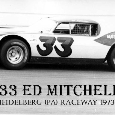 #33 Ed Mitchell at Heidelberg (PA) Raceway 1973