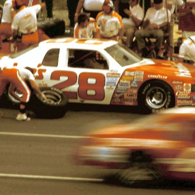 #28 Cale Yarborough 1986 Champion Spark Plug 400 @ Michigan