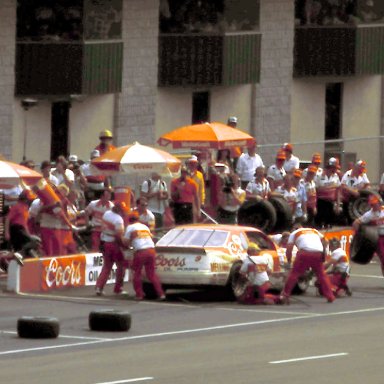 #9 Bill Elliott  1986 Champion Spark Plug 400 @ Michigan