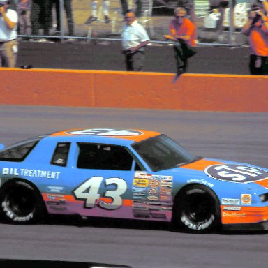 #43 Richard Petty  1986 Champion Spark Plug 400 @ Michigan