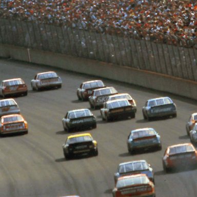 #9 Bill Elliott #3 Dale Earnhardt 1986 Champion Spark Plug 400 @ Michigan