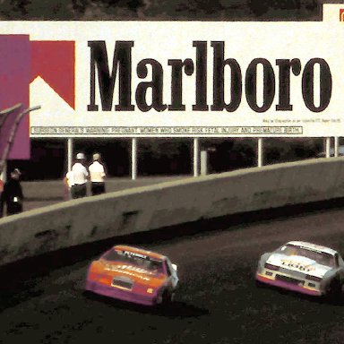 ASA #2 Mark Martin #99 Dick Trickle 1986 Pepsi Cola 250 @ Michigan