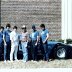 Mike Scott With Pit Crew, Sponsor, and Dad (Billy Scott) 1970s'