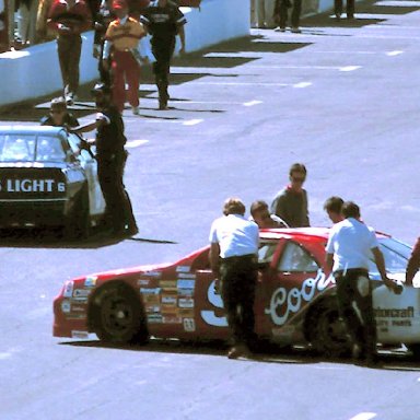 #9 Bill Elliott  #6 Mark Martin 1989 Bush Clash @ Daytona