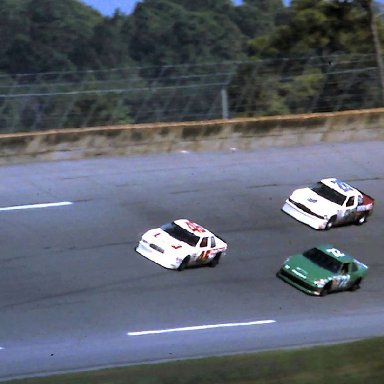 ARCA #2 Grant Adcox #45 Patty Moise #72 Tracy Leslie #28 Red Farmer #49 Mickey Gibbs 1989  @ Daytona