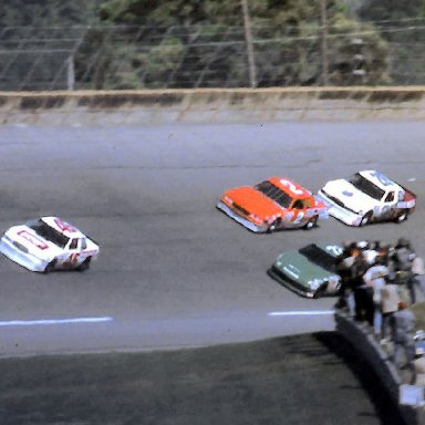 ARCA #45  Patty Moise #72 Tracy Leslie #2 Grant Adcox #28 Red Farmer #49 Mickey Gibbs #66 Kirk Bryant 1989  @ Daytona