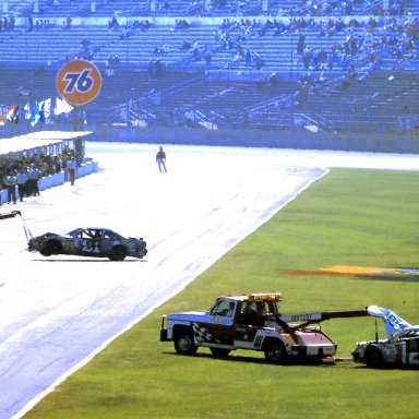 ARCA #21 Marvin Smith #12 Clifford Allision 1989 @ Daytona