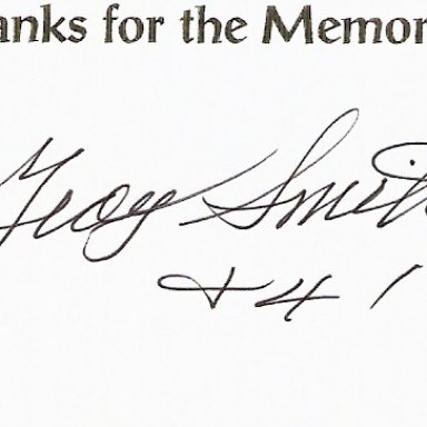 Gray Smith autograph