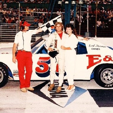 BINKLEY BROTHER'S BUILT SPORTSMAN CAR....BOBBY  HAMILTON DRIVER...1985/86