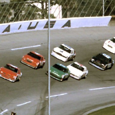 ARCA #40 Ben Hess #46 Jimmy Spencer #72 Tracy Leslie #45 Patty Moise #28 Red Farmer #65 Rich Bickle Last Lap 1989 @ Daytona (1)