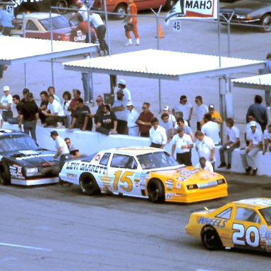 #20 Brett Hearn #15 Geoff Bodine #3 Dale Earnhardt 1989 Speed Weeks @ Daytona