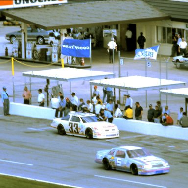 #33 Brad Teague #5 Ed Berrier 1989 Speed Weeks @ Daytona