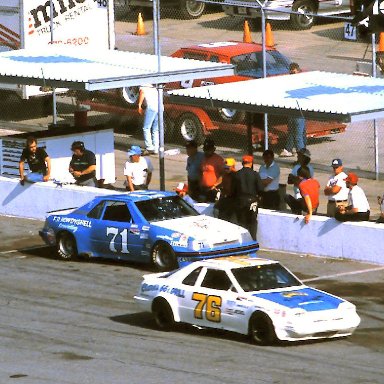 #76 Larry Council #71 Dale Howdyshell 1989 Speed Weeks @ Daytona