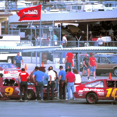 #10 John Falconi #9 Lew Horton #44 Jeff Griffin 1989 Speed Weeks @ Daytona