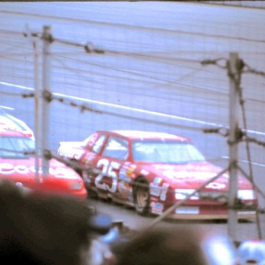 #25 Ken Schrader #9 Jody Ridley  1989 1st Twin 125 Qualifying Race @ Daytona