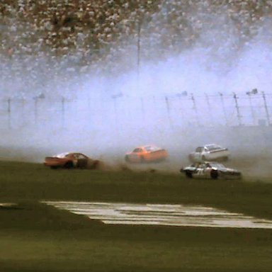 #69 Lee Raymond #52 #71 Dave Marcis 1989 1st Twin 125 Qualifying Race @ Daytona (7)