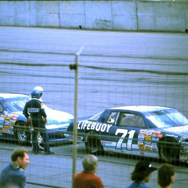 #71 Dave Marcis #70 J.D. McDuffie 1989 1st Twin 125 Qualifying Race @ Daytona