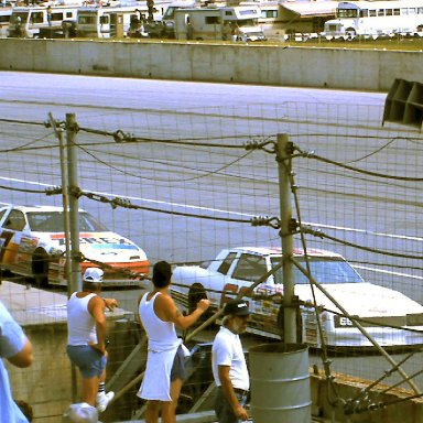 #66 Rick Mast #7 Alan Kulwicki 1989 1st Twin 125 Qualifying Race @ Daytona