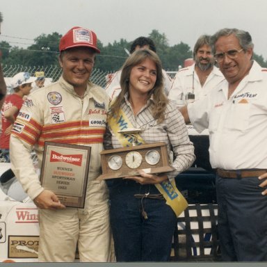 Zervakis & Lindley in Victory Lane Richmond Fairgrounds