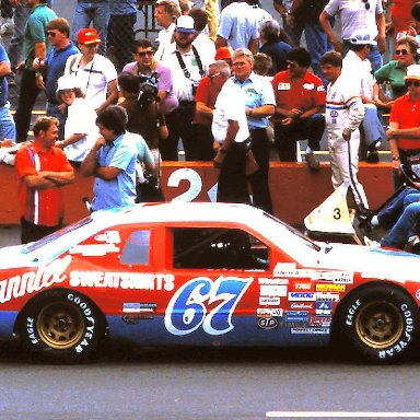 #67 Rick Baldwin  1986 Miller American 400 @ Michigan