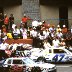 #47 Morgan Shepherd #38 Mike Laws #90 Ken Schrader 1986 Miller American 400 @ Michigan